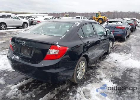 2012 Honda Civic Ex-L z USA, uszkodzony, nr VIN 19XFB2F93CE000687